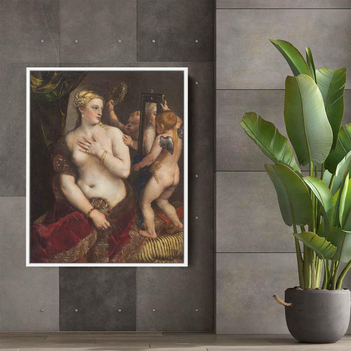 Venus in Front of the Mirror (1554) by Titian - Canvas Artwork