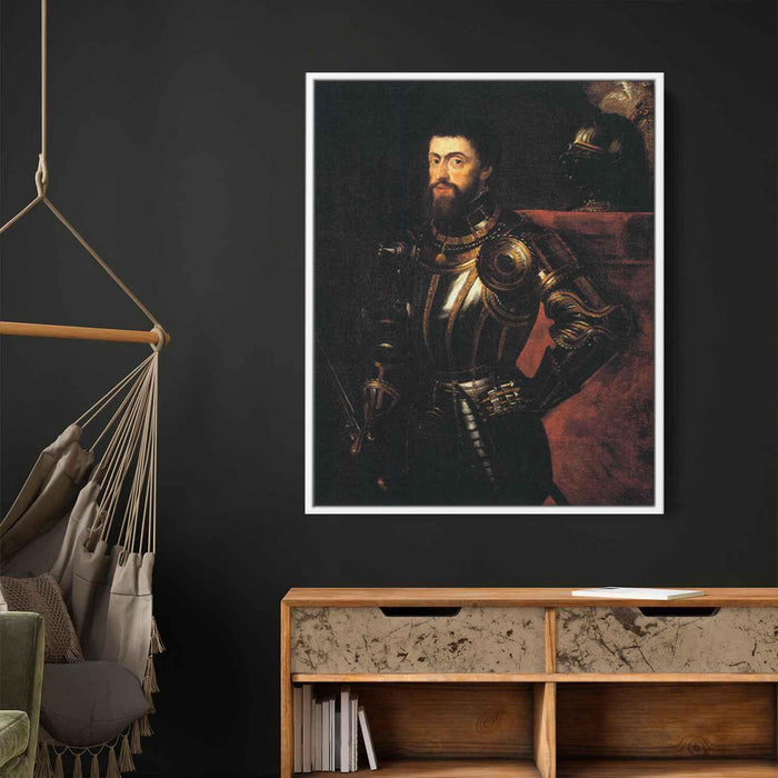 Charles V in Armour (1603) by Peter Paul Rubens - Canvas Artwork