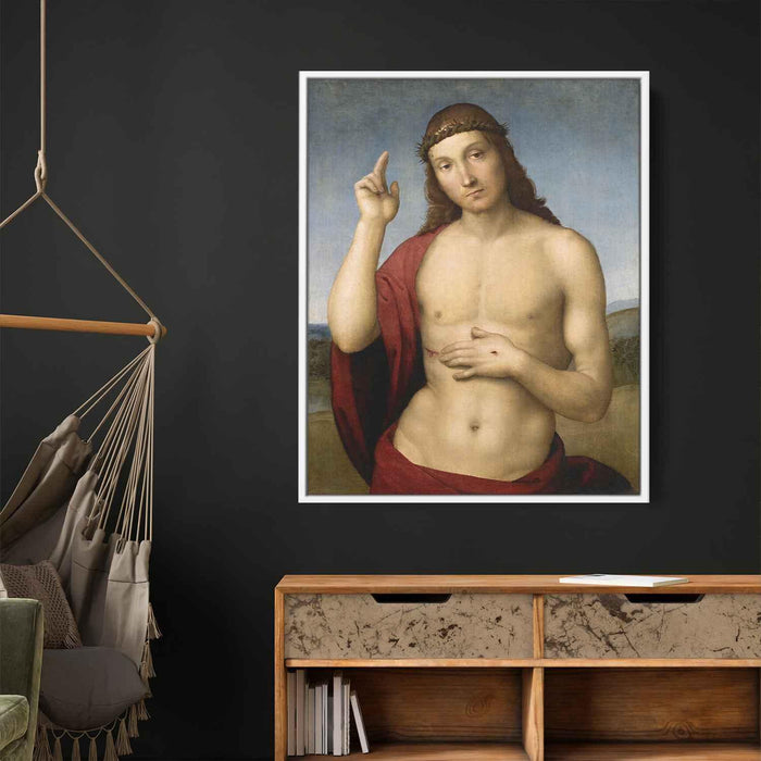 Christ Blessing (1502) by Raphael - Canvas Artwork