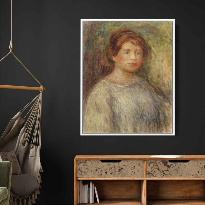 Portrait of a Woman (1911) by Pierre-Auguste Renoir - Canvas Artwork