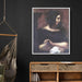 Portrait of George Sand (1838) by Eugene Delacroix - Canvas Artwork
