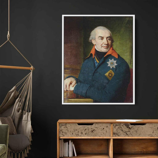 Portrait of Prince G S Volkonsky by Vladimir Borovikovsky - Canvas Artwork