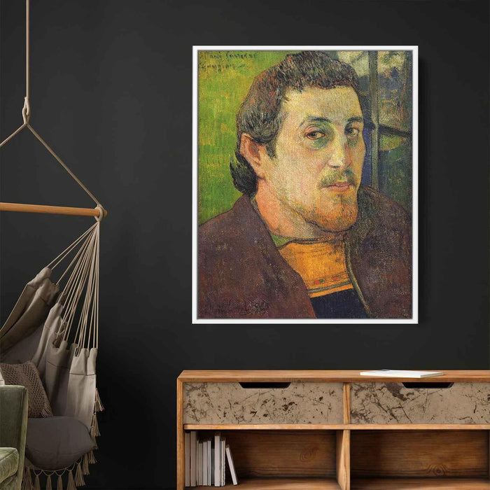 Self portrait at Lezaven (1888) by Paul Gauguin - Canvas Artwork