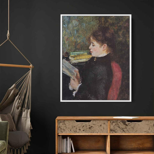 The Reader (1877) by Pierre-Auguste Renoir - Canvas Artwork