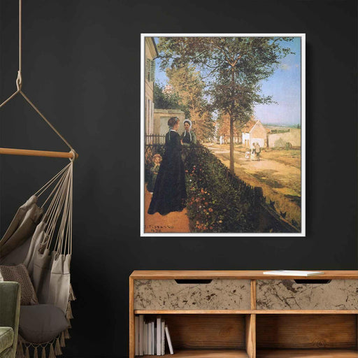 The road of Versailles by Camille Pissarro - Canvas Artwork