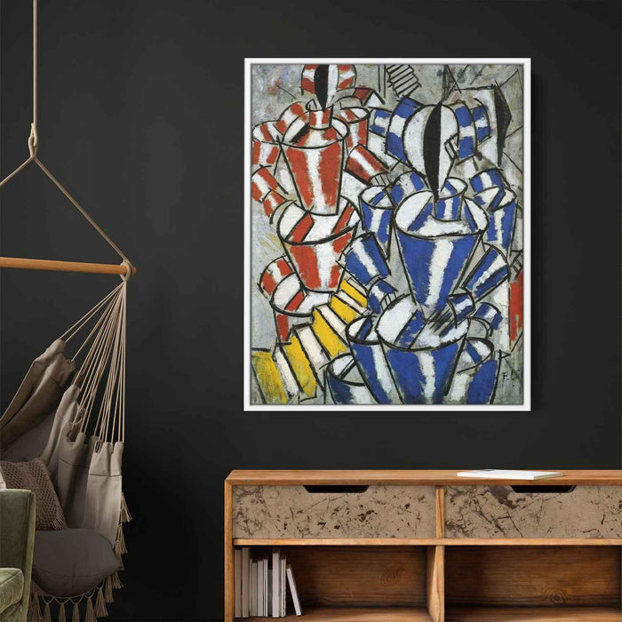 The Staircase (1913) by Fernand Leger - Canvas Artwork