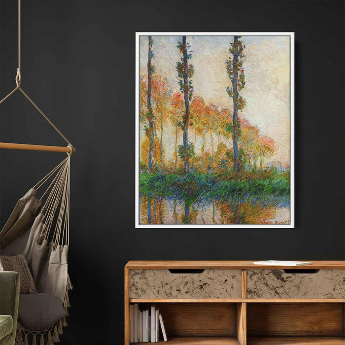 The Three Trees, Autumn by Claude Monet - Canvas Artwork