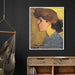 Woman's Head in Profile (1907) by Amedeo Modigliani - Canvas Artwork