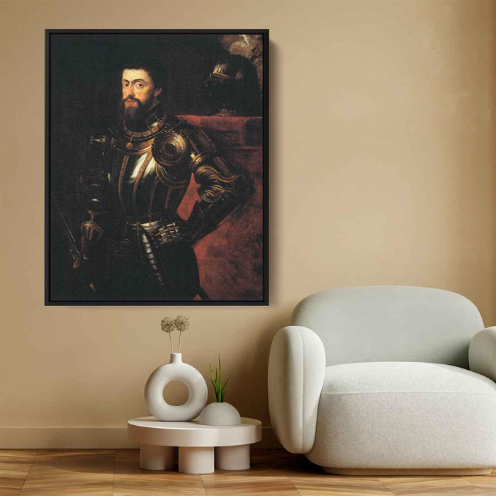 Charles V in Armour (1603) by Peter Paul Rubens - Canvas Artwork