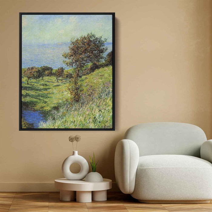 Cliffs of Varengeville, Gust of Wind by Claude Monet - Canvas Artwork