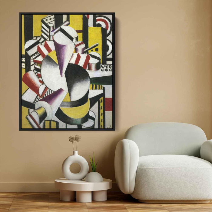 Composition (1919) by Fernand Leger - Canvas Artwork