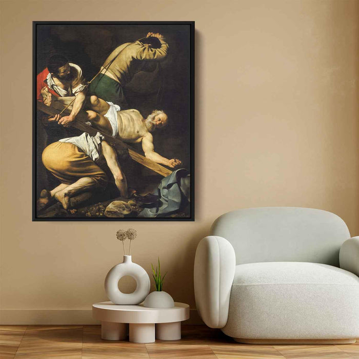 Crucifixion of Saint Peter (1601) by Caravaggio - Canvas Artwork