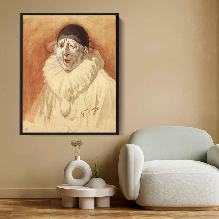 Pierrot Grin by Gustave Dore - Canvas Artwork