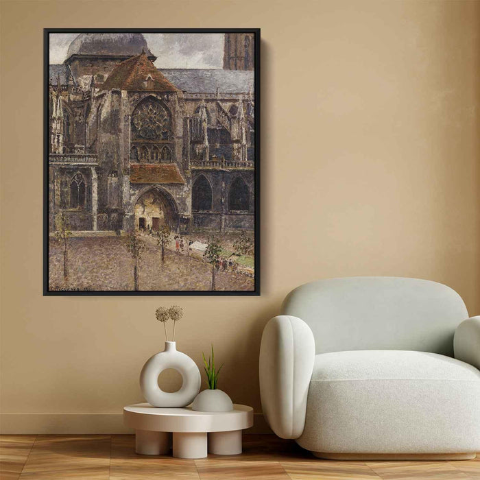 Portal from the Abbey Church of Saint Laurent (1901) by Camille Pissarro - Canvas Artwork