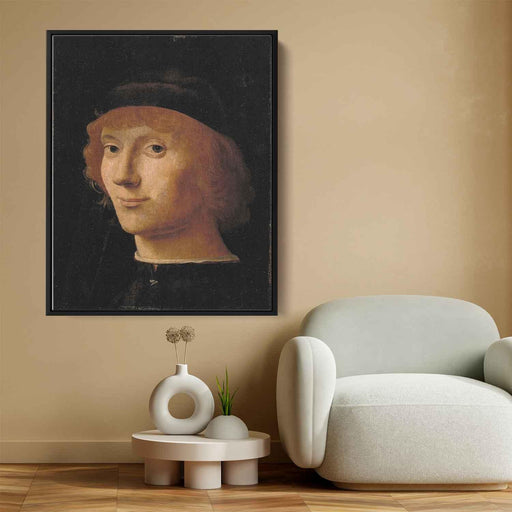 Portrait of a Man (1470) by Antonello da Messina - Canvas Artwork