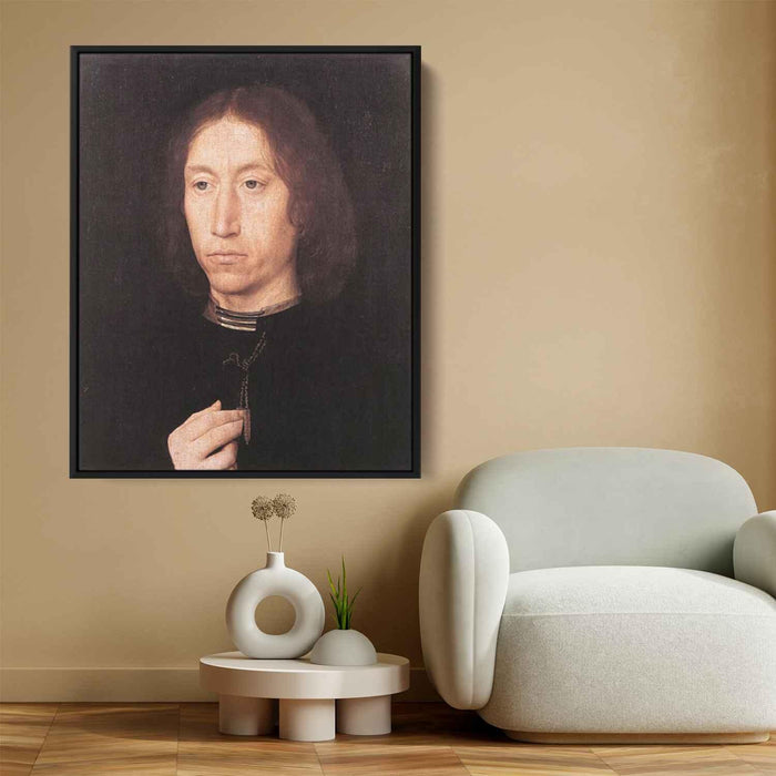 Portrait of a Man (1480) by Hans Memling - Canvas Artwork