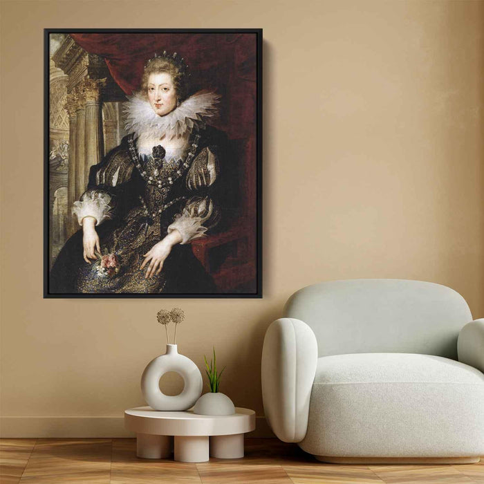 Portrait of Anne of Austria (1622) by Peter Paul Rubens - Canvas Artwork