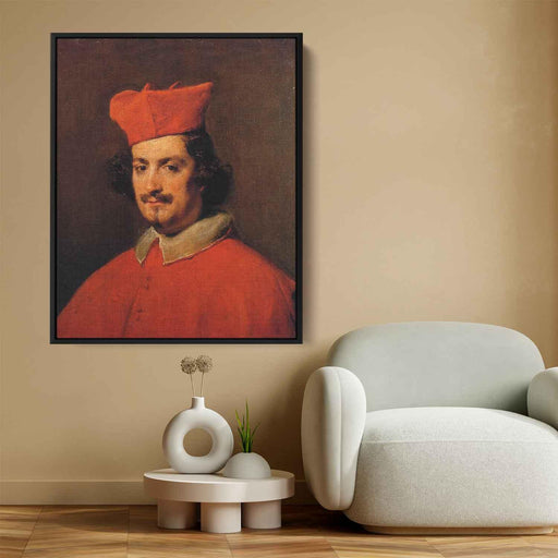 Portrait of Cardinal Camillo Astali Pamphili (1650) by Diego Velazquez - Canvas Artwork