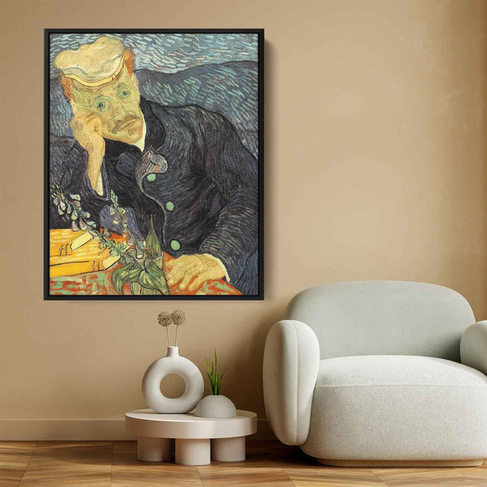 Portrait of Doctor Gachet (1890) by Vincent van Gogh - Canvas Artwork