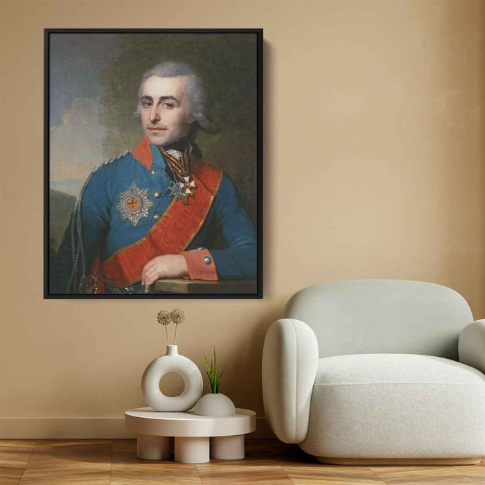 Portrait of General adjutant Count Pyotr Tolstoy (1799) by Vladimir Borovikovsky - Canvas Artwork