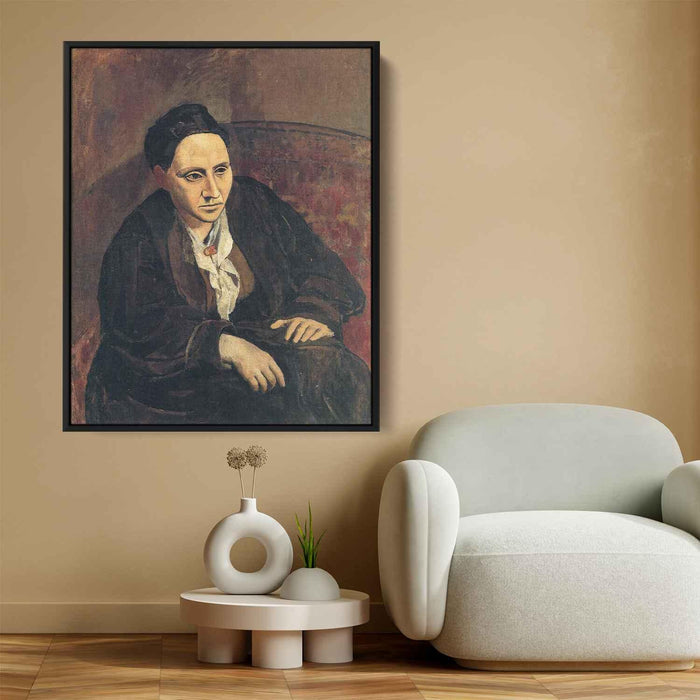 Portrait of Gertrude Stein (1906) by Pablo Picasso - Canvas Artwork