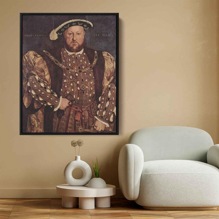 Portrait of Henry VIII (1540) by Hans Holbein the Younger - Canvas Artwork