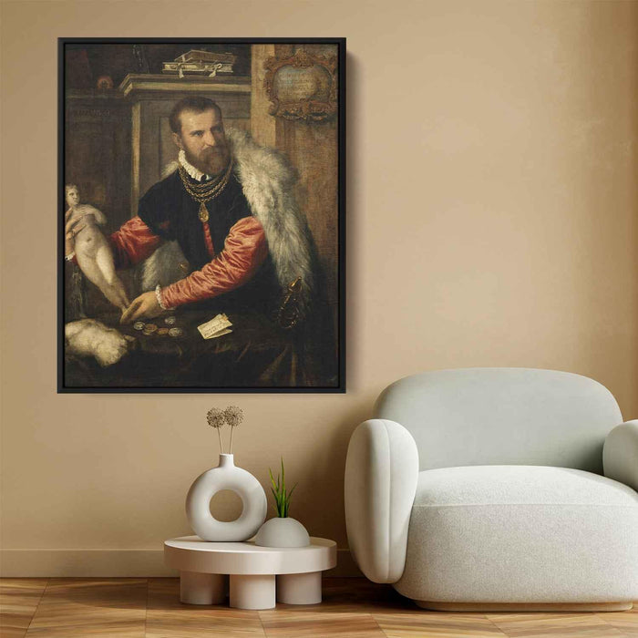 Portrait of Jacopo Strada (1568) by Titian - Canvas Artwork