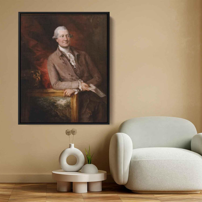 Portrait of James Christie (1778) by Thomas Gainsborough - Canvas Artwork