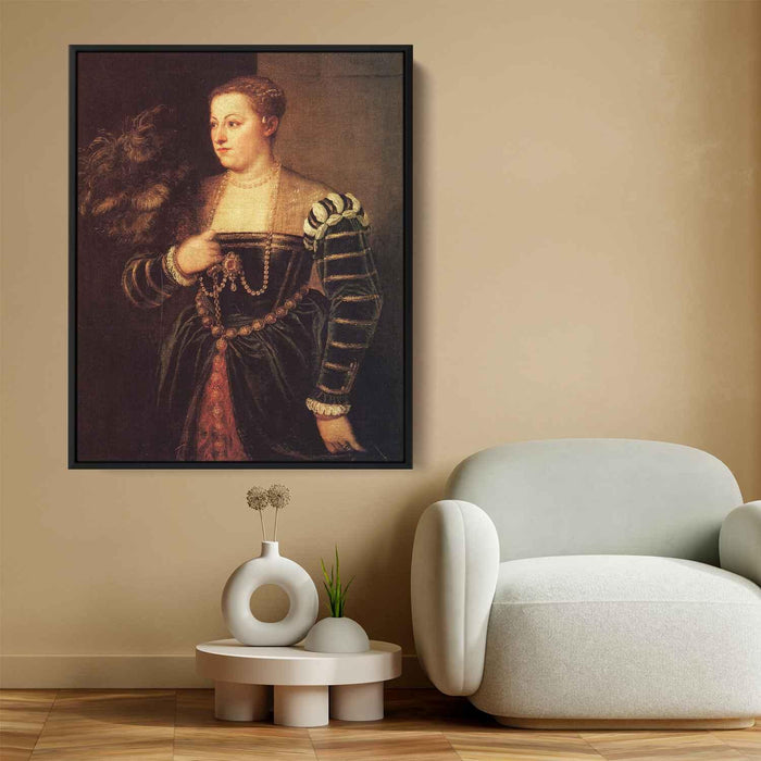 Portrait of Lavinia, the Artist's Daughter by Titian - Canvas Artwork