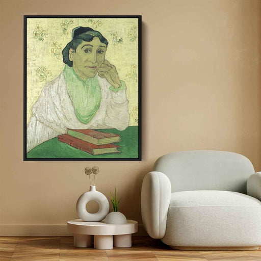 Portrait of Madame Ginoux (L'Arlesienne) (1888) by Vincent van Gogh - Canvas Artwork