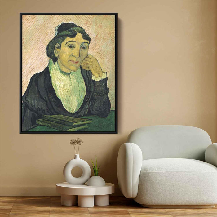 Portrait of Madame Ginoux (L'Arlesienne) (1890) by Vincent van Gogh - Canvas Artwork