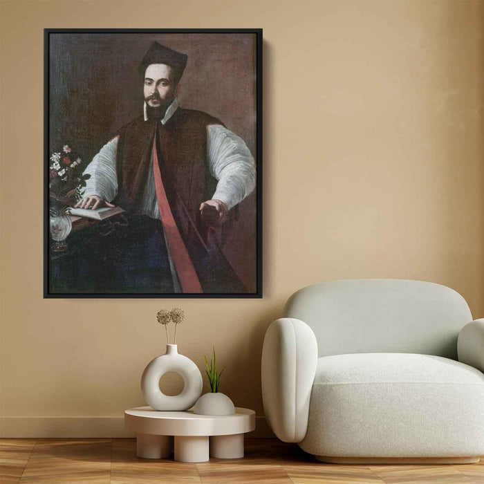 Portrait of Maffeo Barberini (1597) by Caravaggio - Canvas Artwork