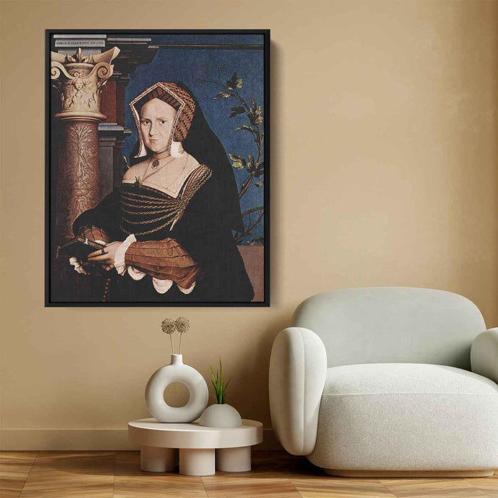 Portrait of Mary Wotton, Lady Guildenford by Hans Holbein the Younger - Canvas Artwork