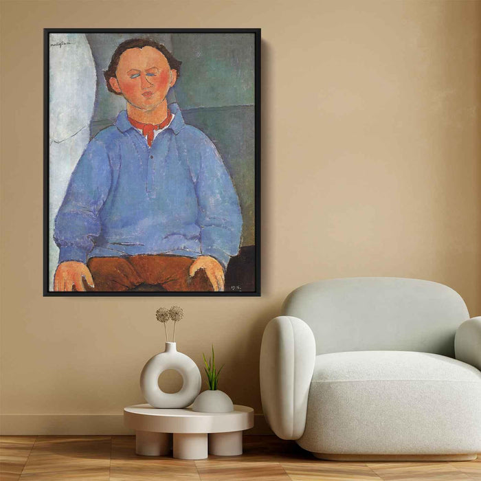 Portrait of Oscar Miestchanioff (1916) by Amedeo Modigliani - Canvas Artwork