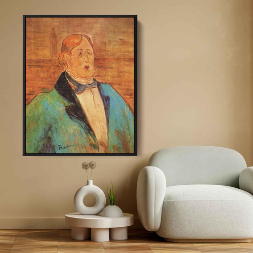 Portrait of Oscar Wilde (1895) by Henri de Toulouse-Lautrec - Canvas Artwork