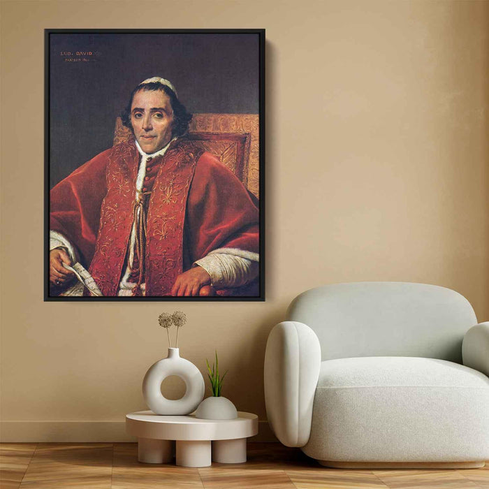 Portrait of Pope Pius VII (1805) by Jacques-Louis David - Canvas Artwork