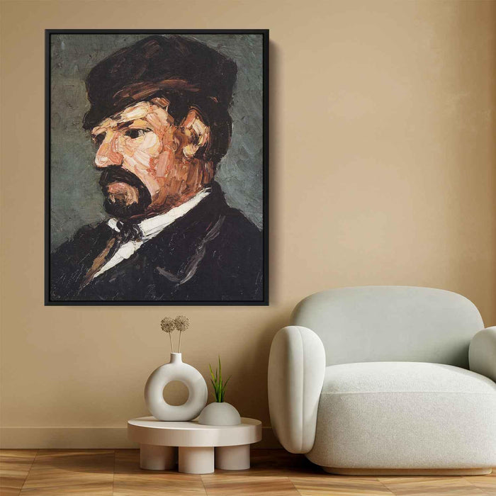 Portrait of Uncle Dominique (1866) by Paul Cezanne - Canvas Artwork