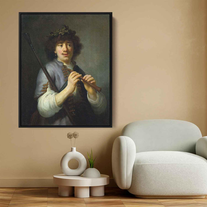 Rembrandt as Shepherd (1636) by Rembrandt - Canvas Artwork