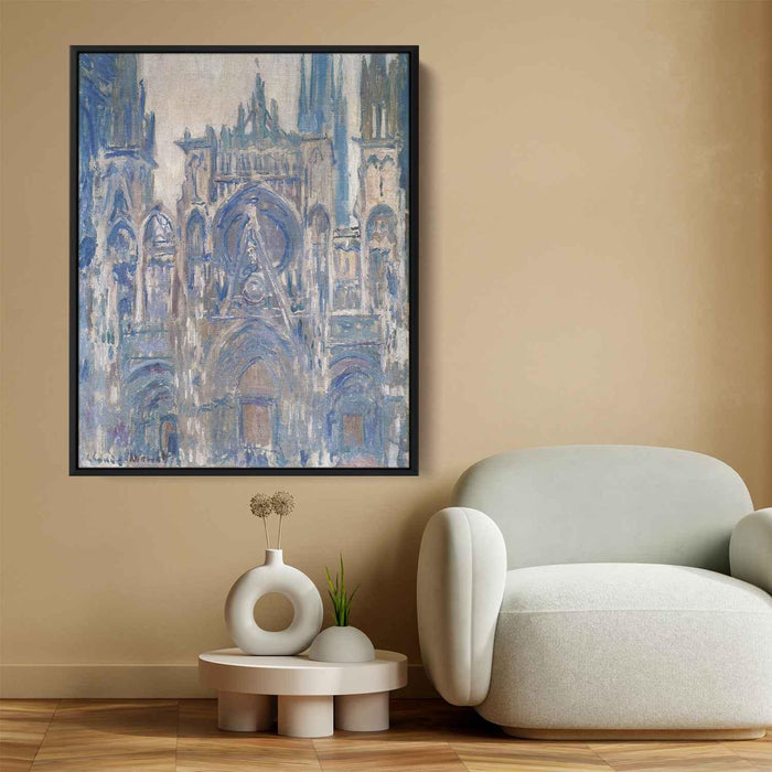 Rouen Cathedral, Study of the Portal by Claude Monet - Canvas Artwork