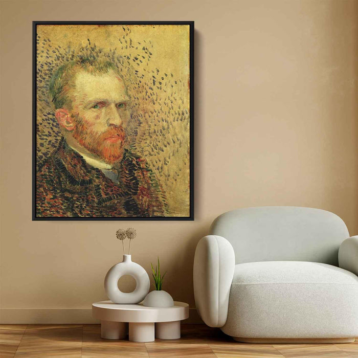 Self-Portrait (1887) by Vincent van Gogh - Canvas Artwork