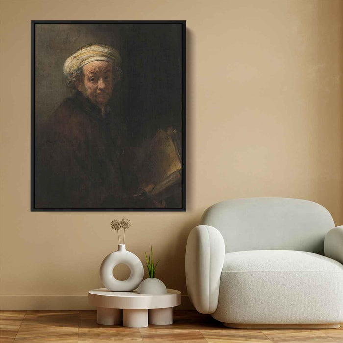 Self-portrait as the Apostle Paul (1661) by Rembrandt - Canvas Artwork