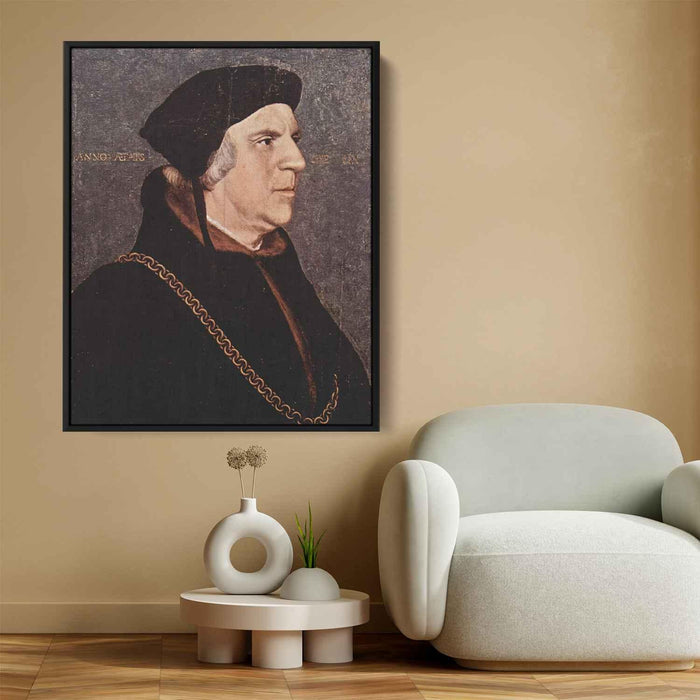 Sir William Butts (1543) by Hans Holbein the Younger - Canvas Artwork