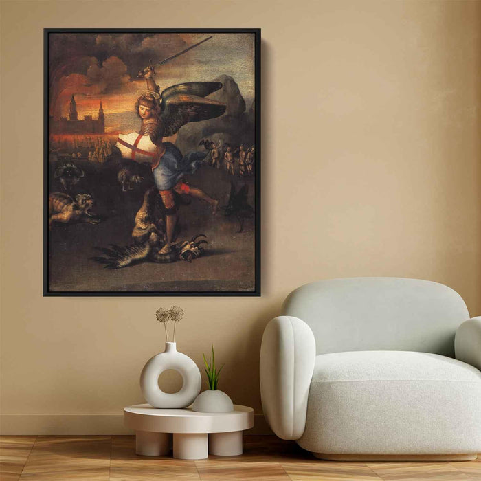 St. Michael (1505) by Raphael - Canvas Artwork