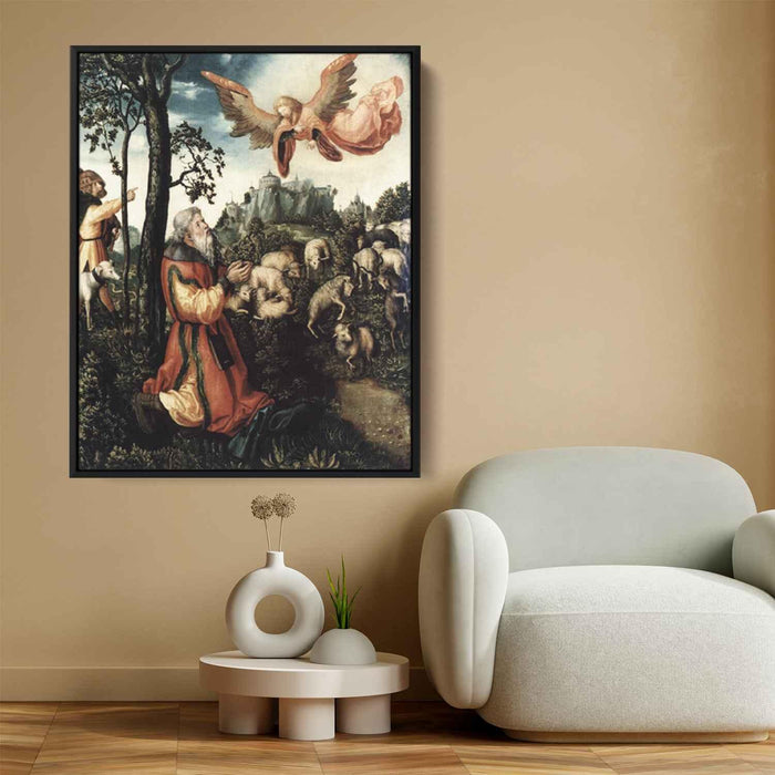 The Annunciation to Joachim (1518) by Lucas Cranach the Elder - Canvas Artwork