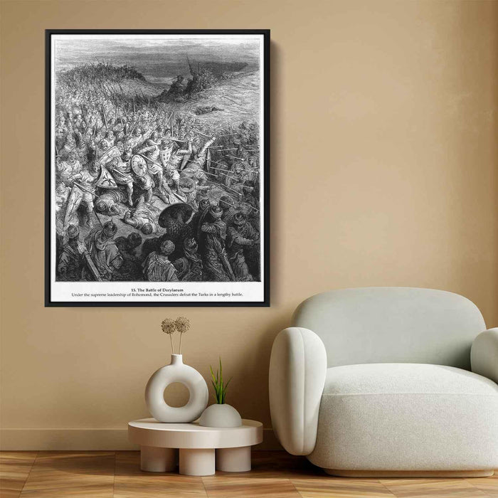 The Battle of Dorylaeum by Gustave Dore - Canvas Artwork