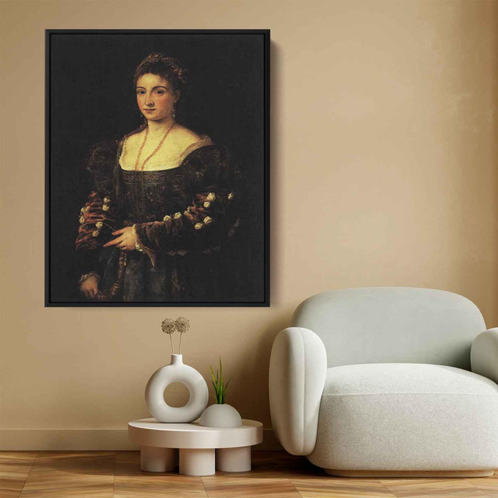 The Beauty (1536) by Titian - Canvas Artwork