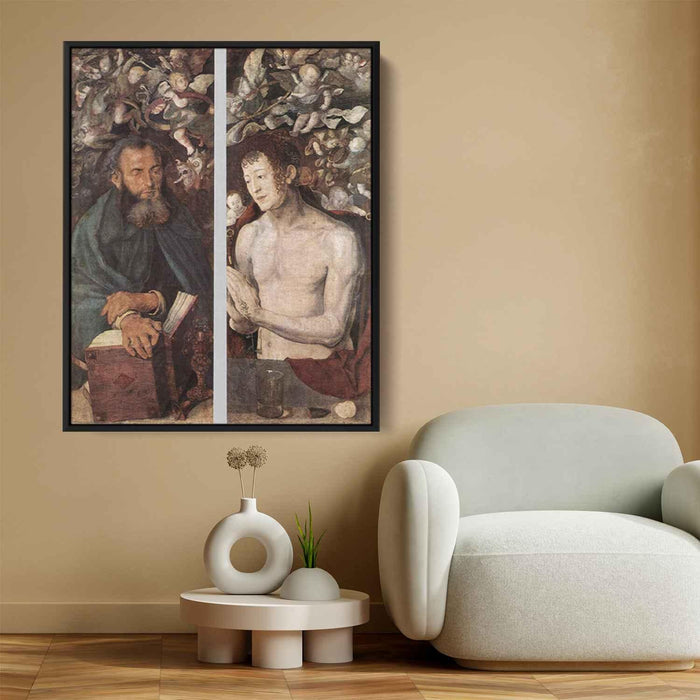 Dresden Altarpiece (side wings - St. Anthony, St. Sebastian) by Albrecht Durer - Canvas Artwork