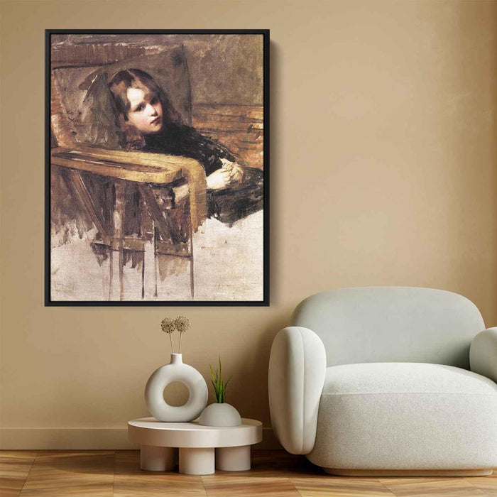 The Easy Chair by John William Waterhouse - Canvas Artwork