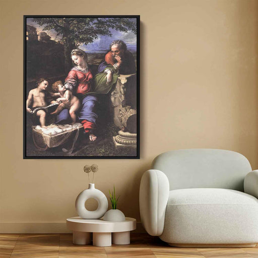 The Holy Family of the Oak Tree (1518) by Raphael - Canvas Artwork