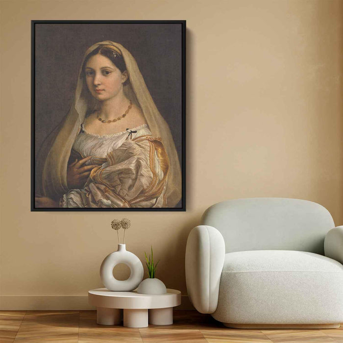 The Veiled Woman, or La Donna Velata by Raphael - Canvas Artwork